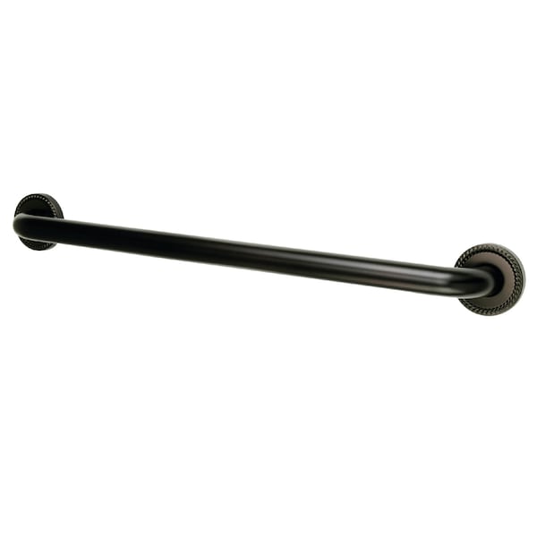 Laurel Contemporary Grab Bar, 15-1/16" L, 17 ga. Brass, Oil Rubber Bronze DR814125 - main